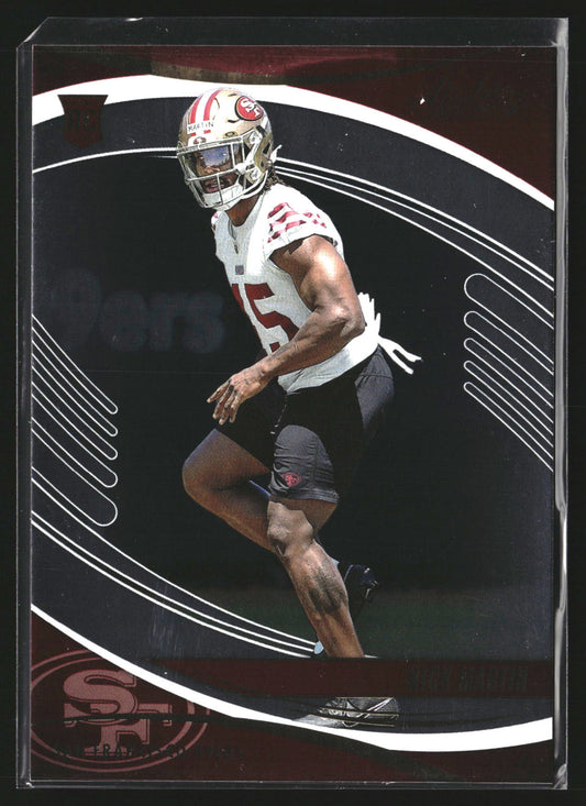 Nick Martin 2025 Panini Absolute 164 Retail RC RC San Francisco 49ers