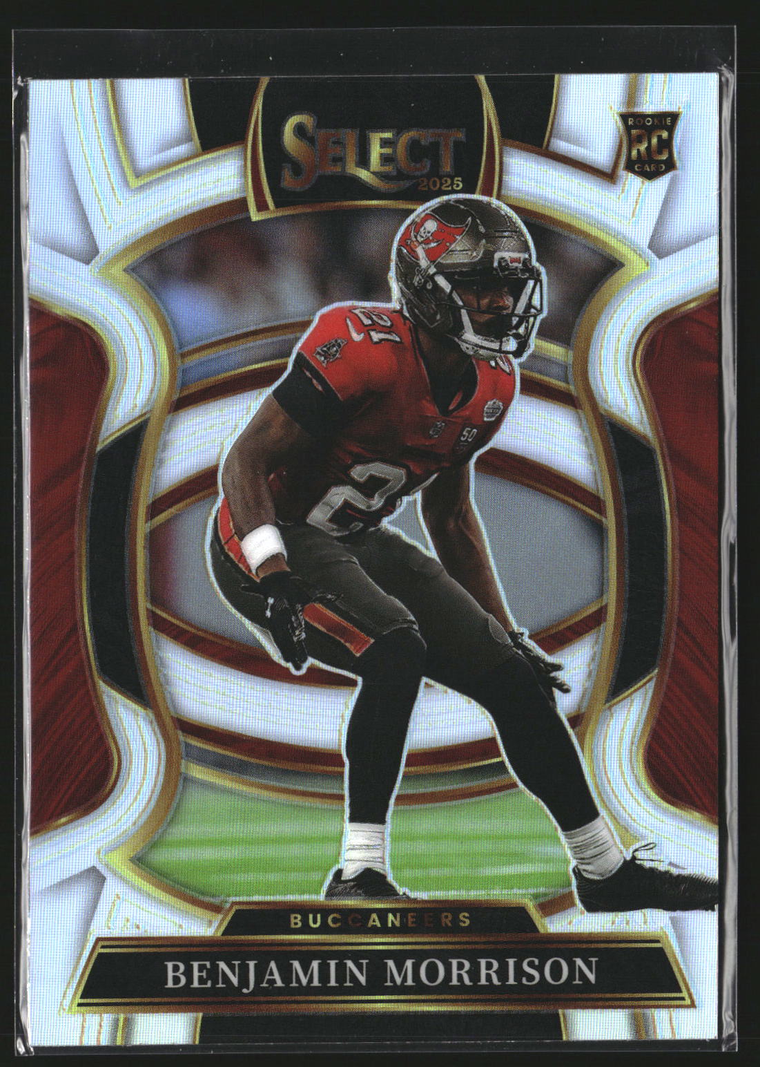 Benjamin Morrison 2025 Panini Select 39 Silver Prizm RC RC Tampa Bay Buccaneers