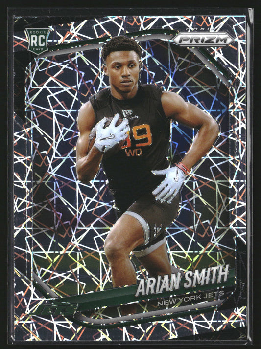 Arian Smith 2025 Panini Prizm 391 Lazer New York Jets