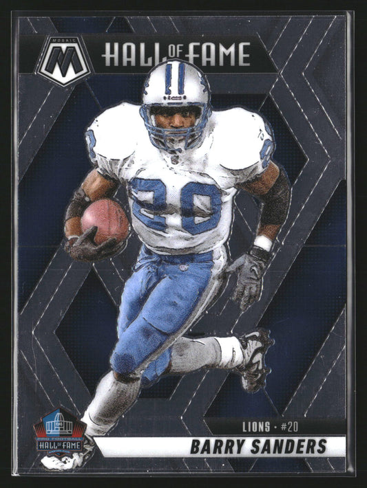 Barry Sanders 2020 Panini Select T14 Turbocharged Detroit Lions