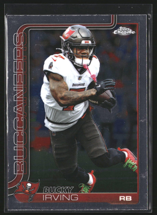 Bucky Irving 2025 Topps Chrome 285 Tampa Bay Buccaneers