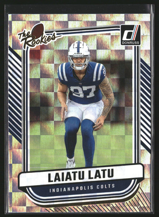 Laiatu Latu 2024 Donruss TR-35 The Rookies Indianapolis Colts