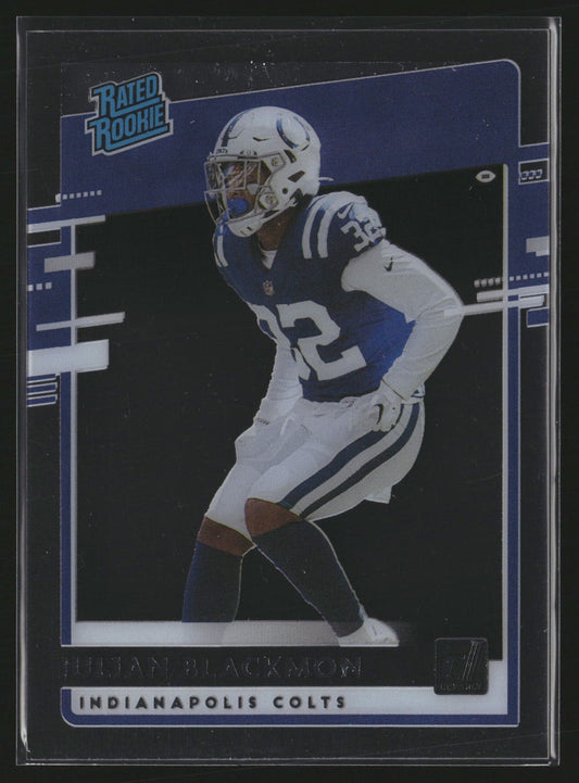 Julian Blackmon 2020 Panini Chronicles RR-JBL Clearly Donruss Rated Colts