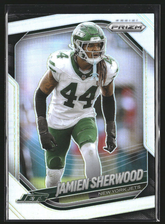 Jamien Sherwood 2025 Panini Prizm 221 Silver New York Jets