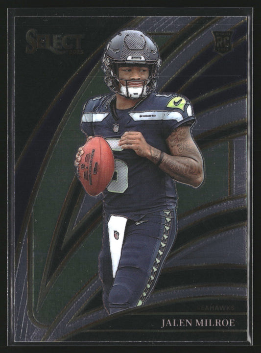 Jalen Milroe 2025 Panini Select 214 Seattle Seahawks