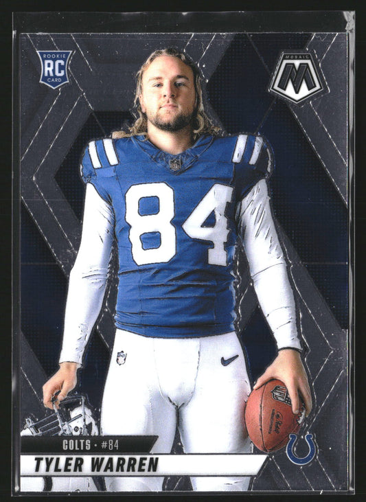 Tyler Warren 2025 Panini Mosaic 281 Mosaic RC RC Indianapolis Colts