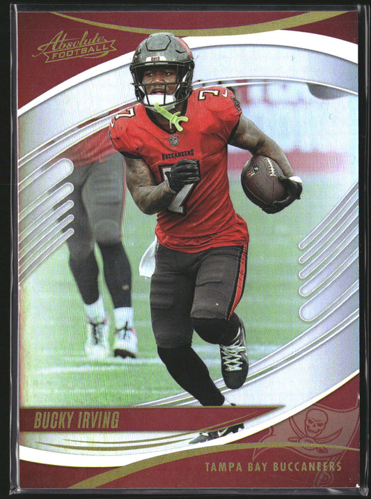 Bucky Irving 2025 Panini Absolute 66 Tampa Bay Buccaneers