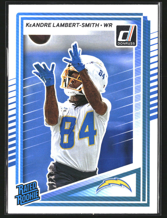 KeAndre Lambert-Smith 2025 Donruss 367 RC RC Los Angeles Chargers