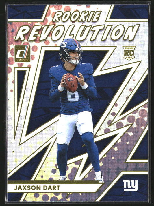 Jaxson Dart 2025 Donruss 30 Rookie Revolution New York Giants