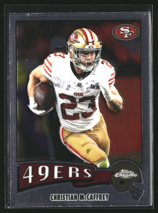 Christian McCaffrey 2025 Topps Chrome 1975-29 1975 Topps Refractor 49ers