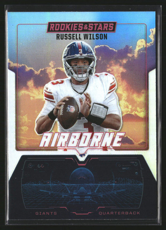 Russell Wilson 2025 Panini Rookies & Stars 4 Airborne Silver New York Giants
