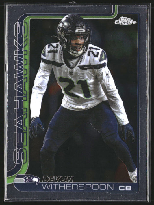 Devon Witherspoon 2025 Topps Chrome 277 Seattle Seahawks