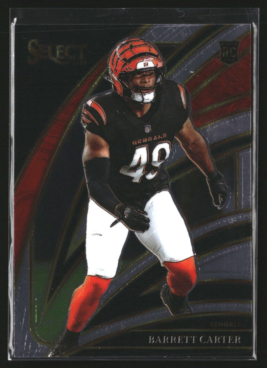 Barrett Carter 2025 Panini Select 258 Cincinnati Bengals