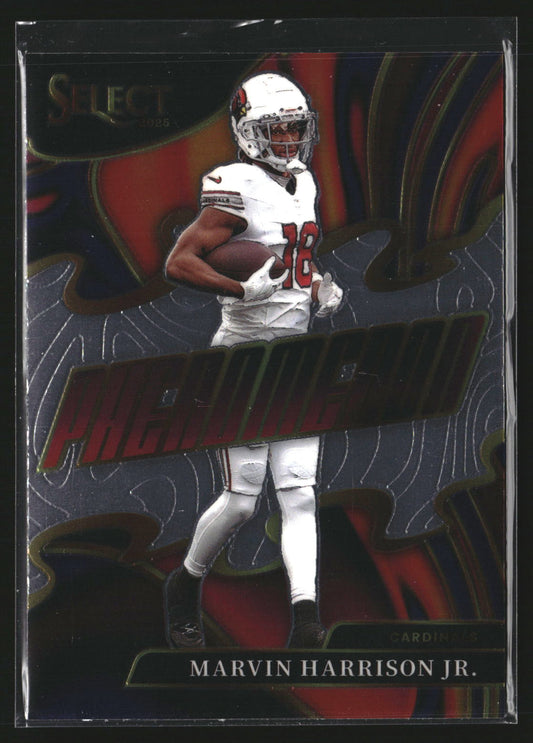 Marvin Harrison Jr. 2025 Panini Select 1 Phenomenon Arizona Cardinals