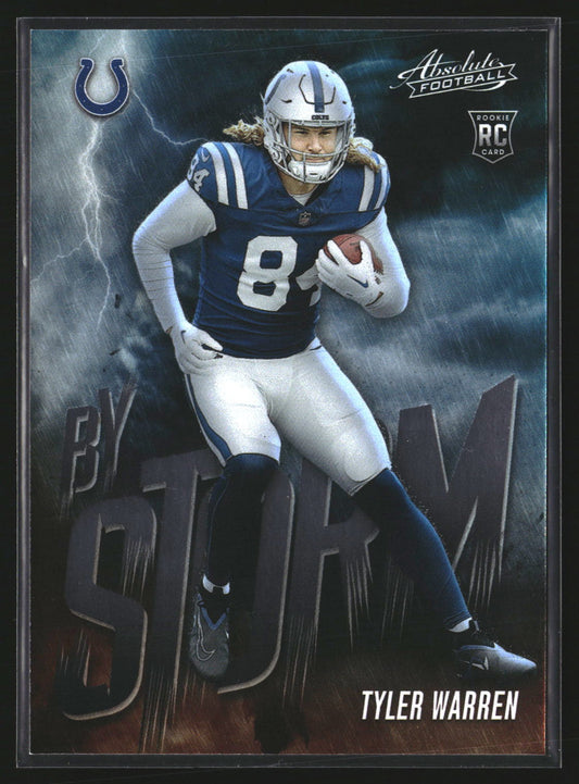 Tyler Warren 2025 Panini Absolute 20 By Storm Indianapolis Colts