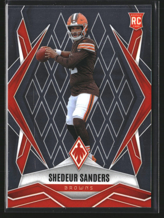 Shedeur Sanders 2025 Panini Phoenix 154 RC RC Cleveland Browns
