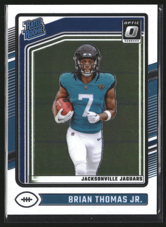 Brian Thomas Jr. 2024 Donruss Optic 214 RC RC Jacksonville Jaguars