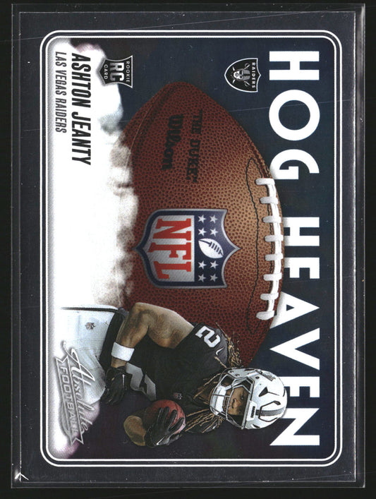 Ashton Jeanty 2025 Panini Absolute HH-AJY Hog Heaven Las Vegas Raiders
