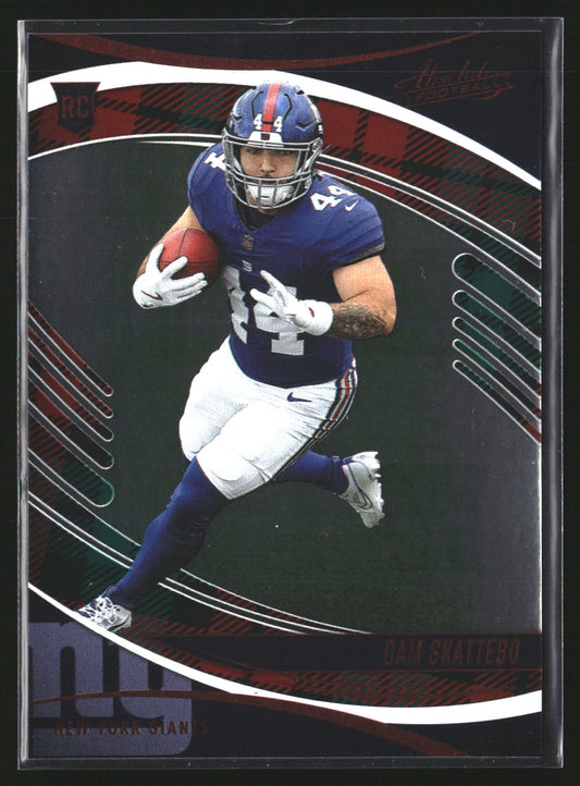 Cam Skattebo 2025 Panini Absolute Countdown Calendar 110 New York Giants