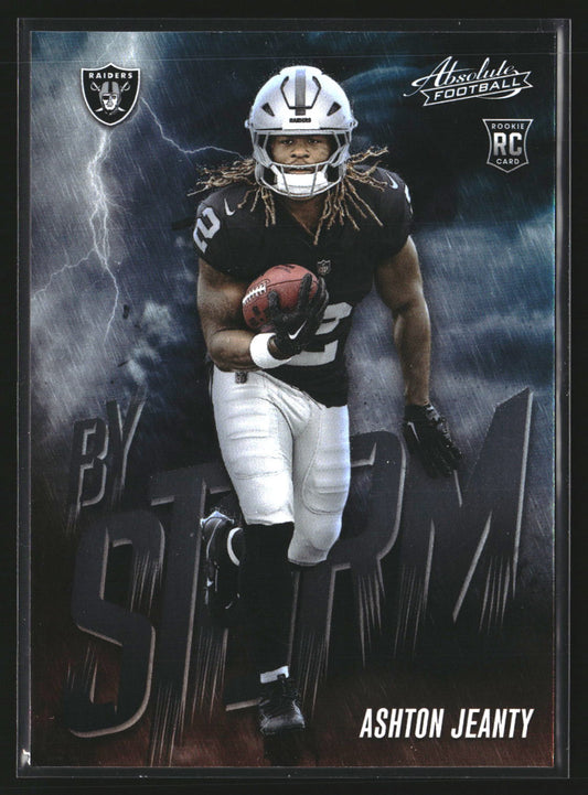 Ashton Jeanty 2025 Panini Absolute 1 By Storm Las Vegas Raiders