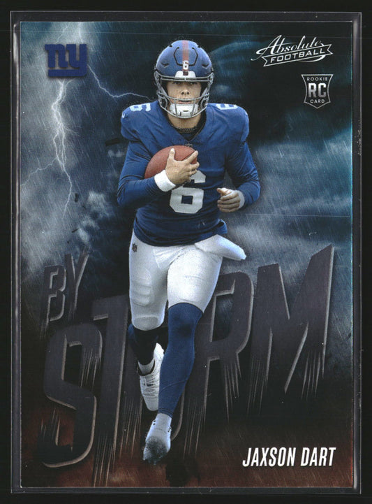 Jaxson Dart 2025 Panini Absolute 7 By Storm New York Giants