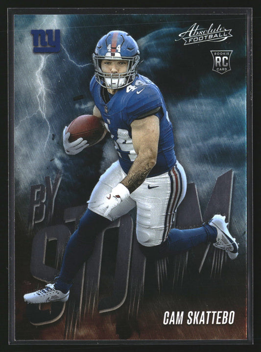 Cam Skattebo 2025 Panini Absolute 2 By Storm New York Giants
