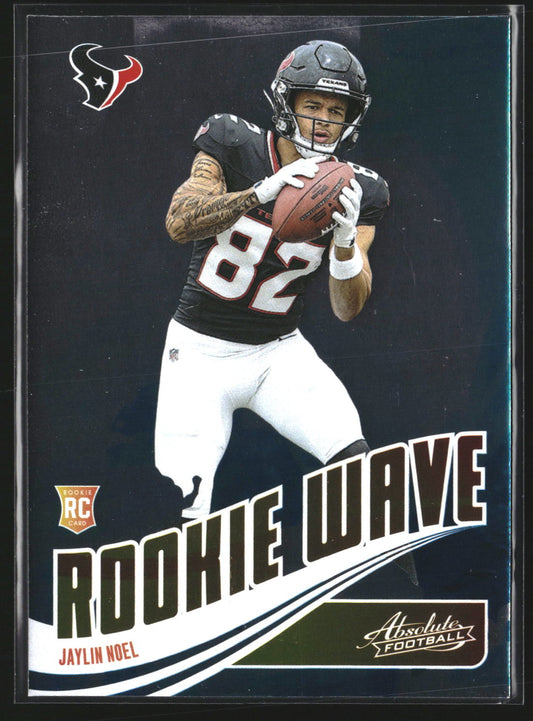 Jaylin Noel 2025 Panini Absolute RW-JNL Rookie Wave Houston Texans