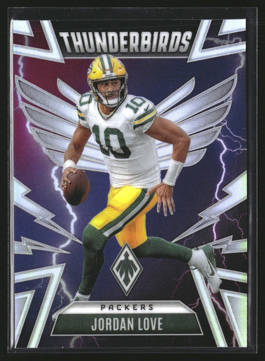 Jordan Love 2025 Panini Phoenix 18 Thunderbirds Green Bay Packers