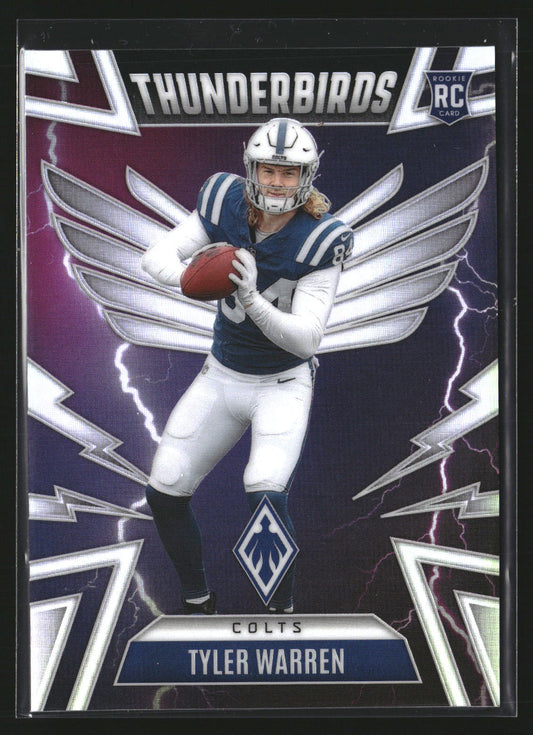 Tyler Warren 2025 Panini Phoenix 21 Thunderbirds Indianapolis Colts