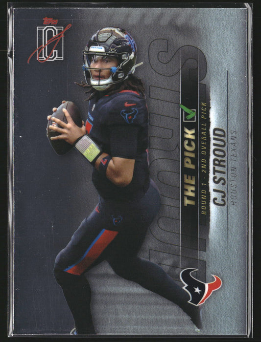 CJ Stroud 2025 Topps Signature Class TP-13 The Pick Houston Texans