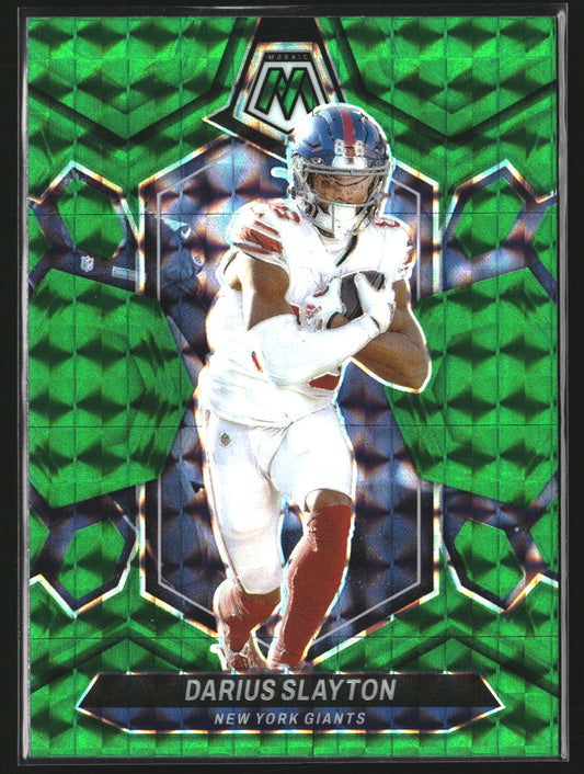 Darius Slayton 2024 Panini Mosaic 165 Mosaic Green New York Giants
