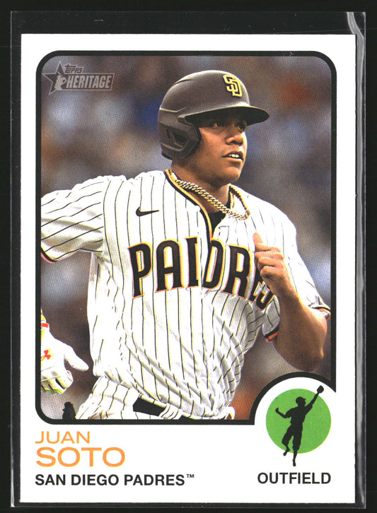 Juan Soto 2022 Topps Heritage 663 San Diego Padres