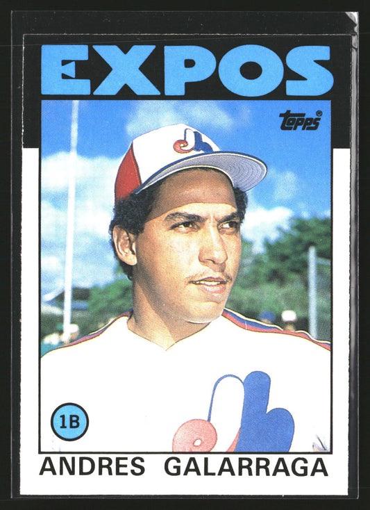 Andres Galarraga 1986 Topps Traded 40T Montreal Expos