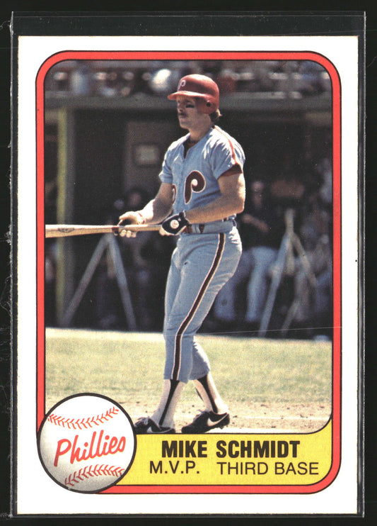 Mike Schmidt 1981 Fleer 5 Philadelphia Phillies