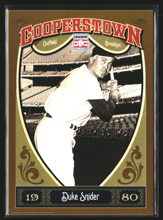 Duke Snider 2013 Panini Cooperstown 58 Brooklyn Dodgers
