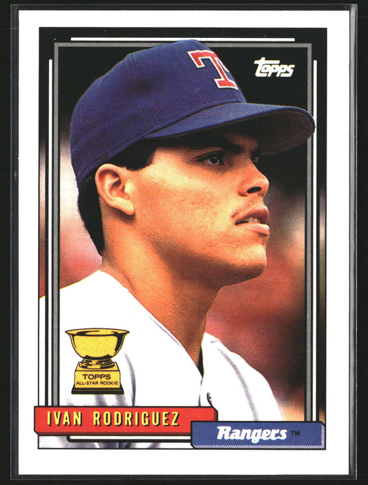 Ivan Rodriguez 1992 Topps 78 Texas Rangers