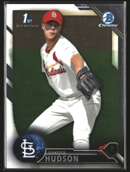 Dakota Hudson 2016 Bowman Draft BDC-6 Chrome St. Louis Cardinals