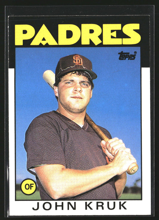 John Kruk 1986 Topps Traded 56T San Diego Padres