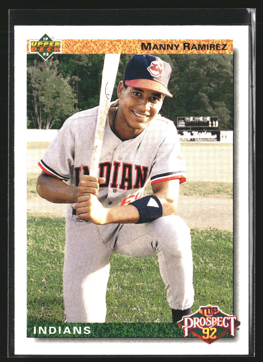 Manny Ramirez 1992 Upper Deck 63 RC RC Cleveland Indians