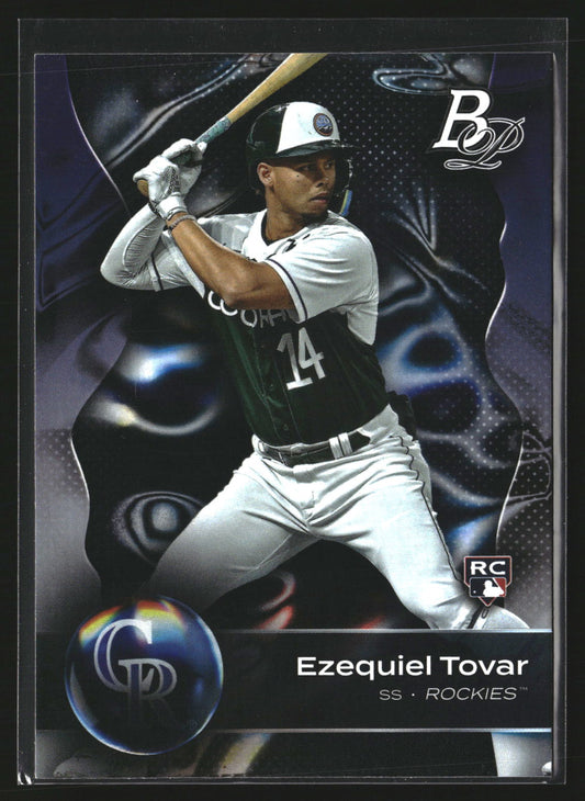 Ezequiel Tovar 2023 Bowman Platinum 63 RC RC Colorado Rockies