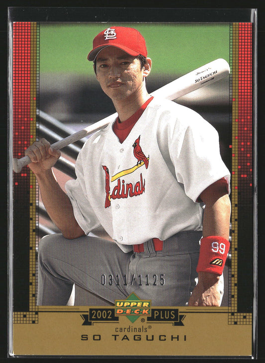 So Taguchi 2002 Upper Deck UD55 UD Plus Retail SN /1125 St. Louis Cardinals