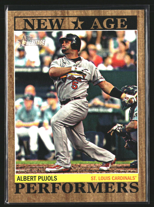 Albert Pujols 2011 Topps Heritage NAP-15 New Age Performers St. Louis Cardinals