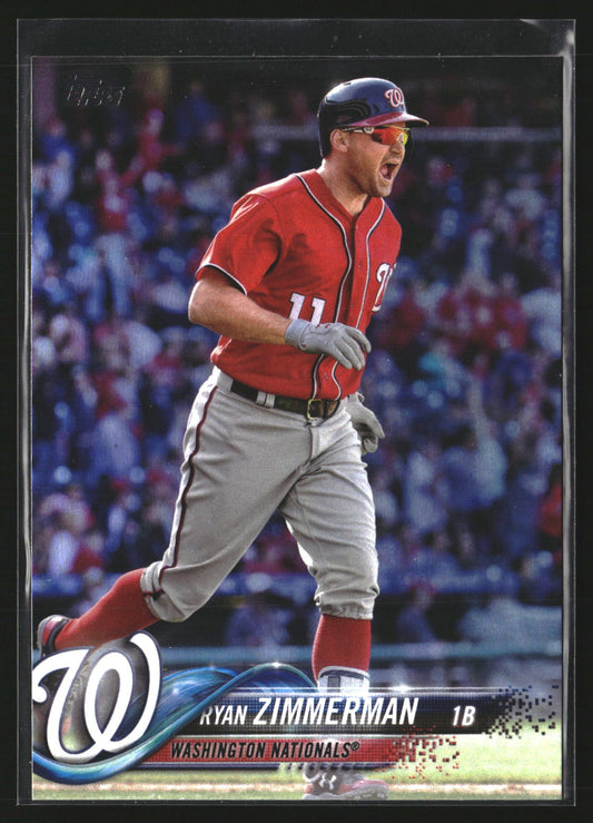 Ryan Zimmerman 2018 Topps 58 Rainbow Foil Washington Nationals