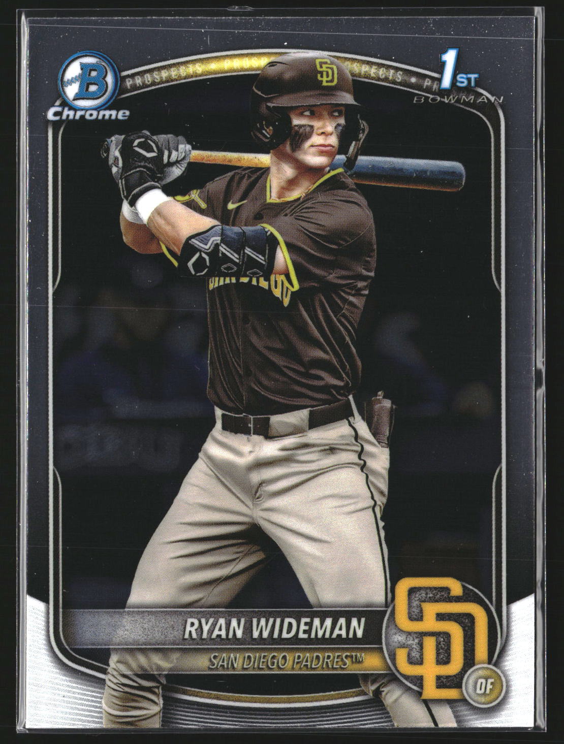 Ryan Wideman 2025 Bowman Draft BDC-190 Chrome San Diego Padres