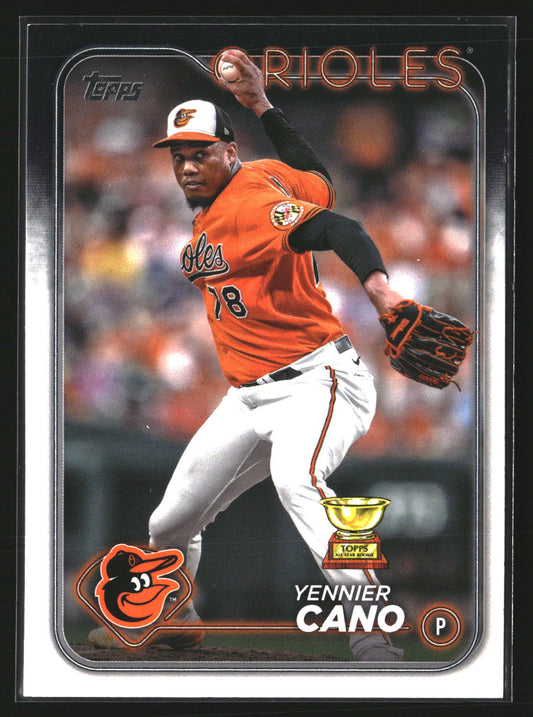 Yennier Cano 2024 Topps 158 Baltimore Orioles
