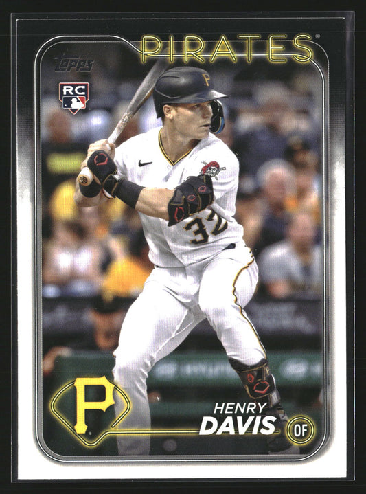 Henry Davis 2024 Topps 295 RC RC Pittsburgh Pirates