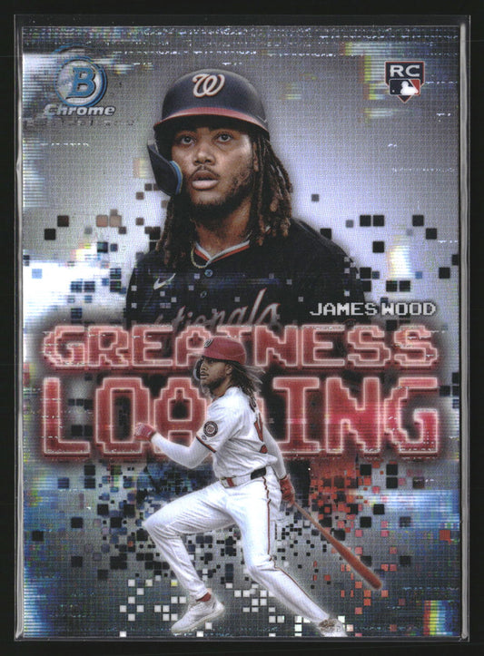 James Wood 2025 Bowman GL-20 Greatness Loading Washington Nationals