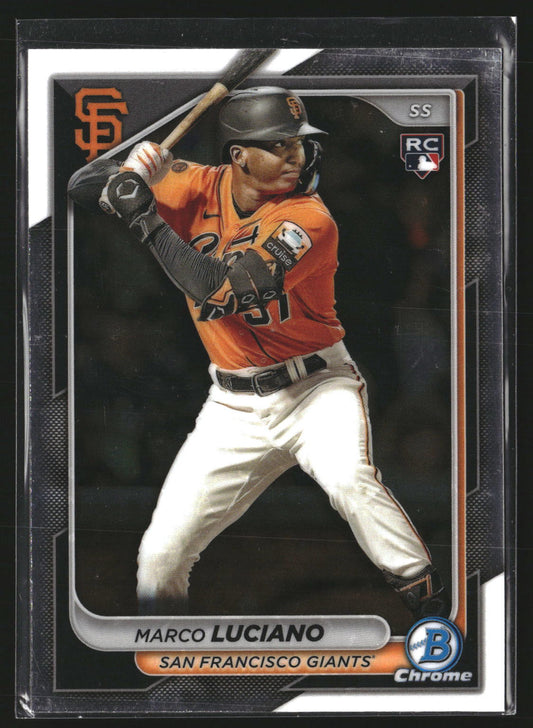 Marco Luciano 2024 Bowman Chrome 43 RC RC San Francisco Giants
