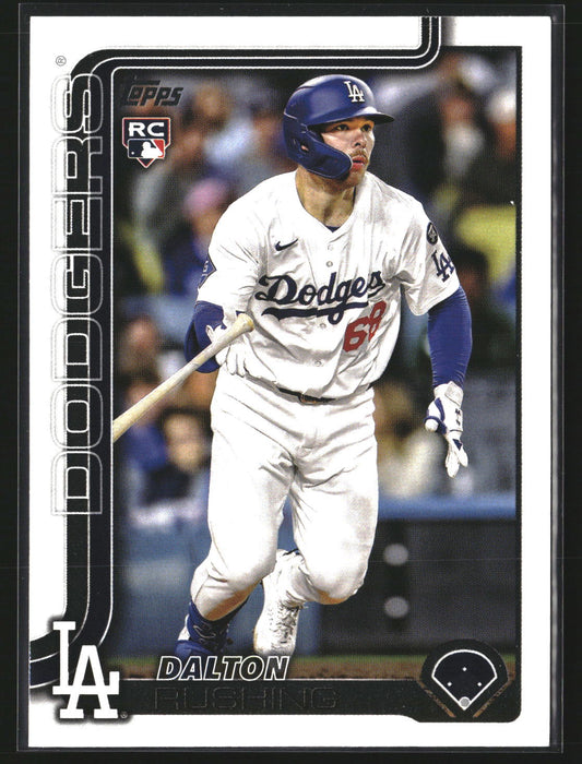 Dalton Rushing 2025 Topps Update US38 RC RC Los Angeles Dodgers