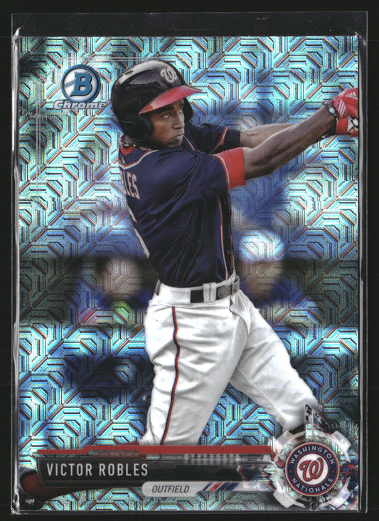 Victor Robles 2017 Bowman BCP73 Chrome Prospects Mojo Washington Nationals